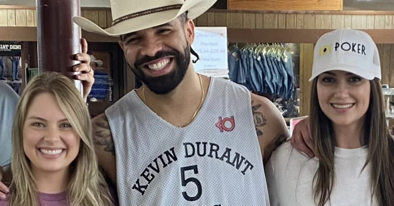 Drake Seen Shopping for Western Wear Near New Texas Home