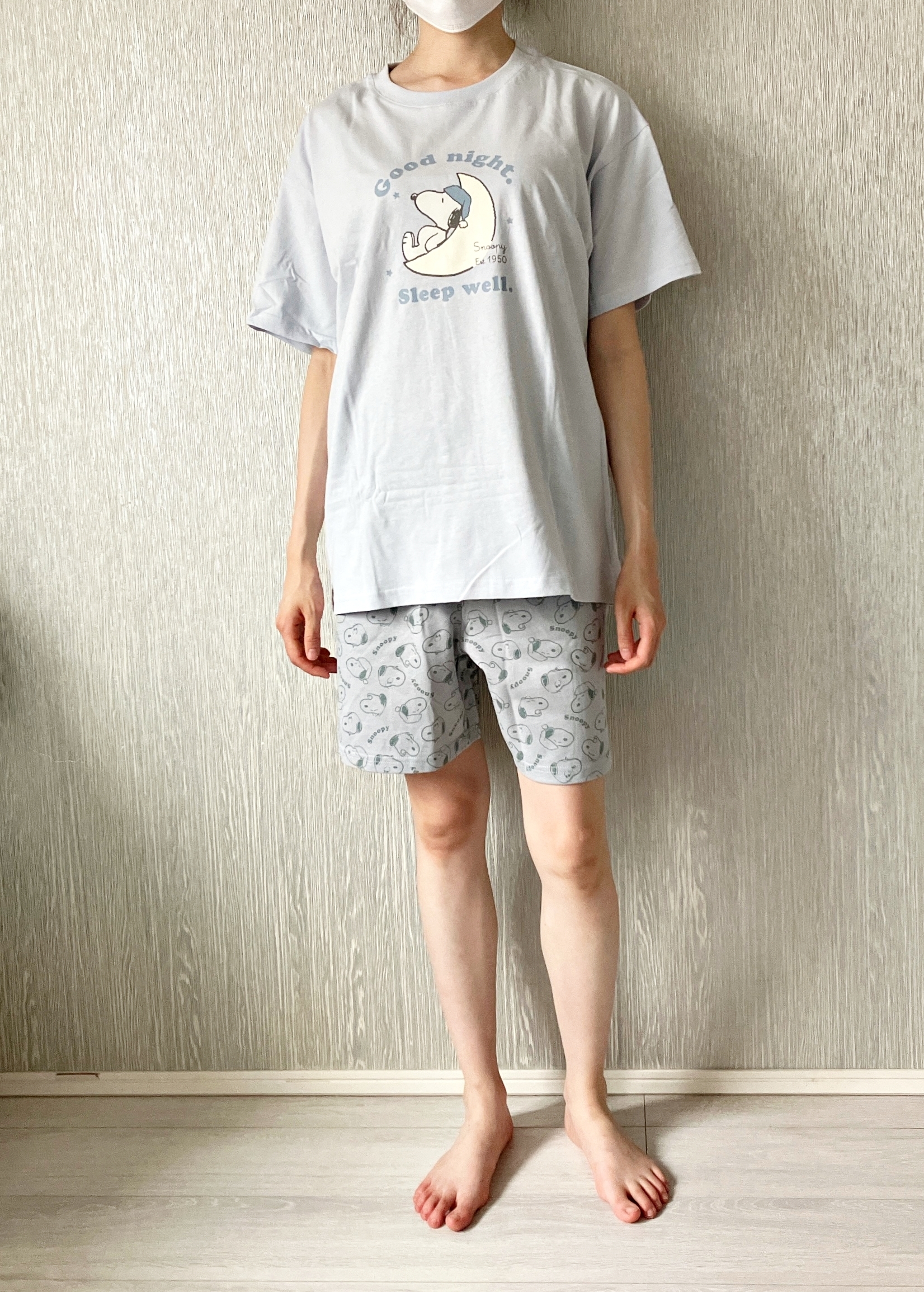 Honeys（ハニーズ）のおすすめパジャマ「スヌーピー／ルームウェア（上下セット）」