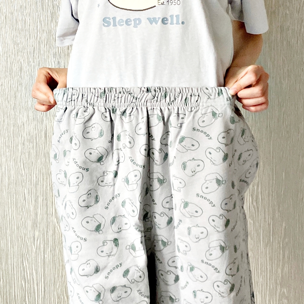 Honeys（ハニーズ）のおすすめパジャマ「スヌーピー／ルームウェア（上下セット）」