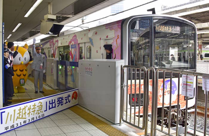 東武東上線の車両(時事通信)