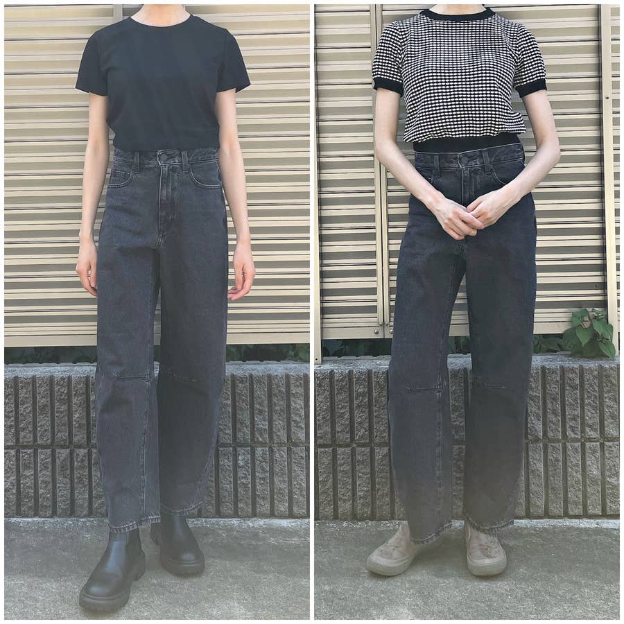 GU】オンライン即売り切れなのも納得！体型カバーばっちりな「楽ちんデニム」丸みのあるシルエットがおしゃれ！