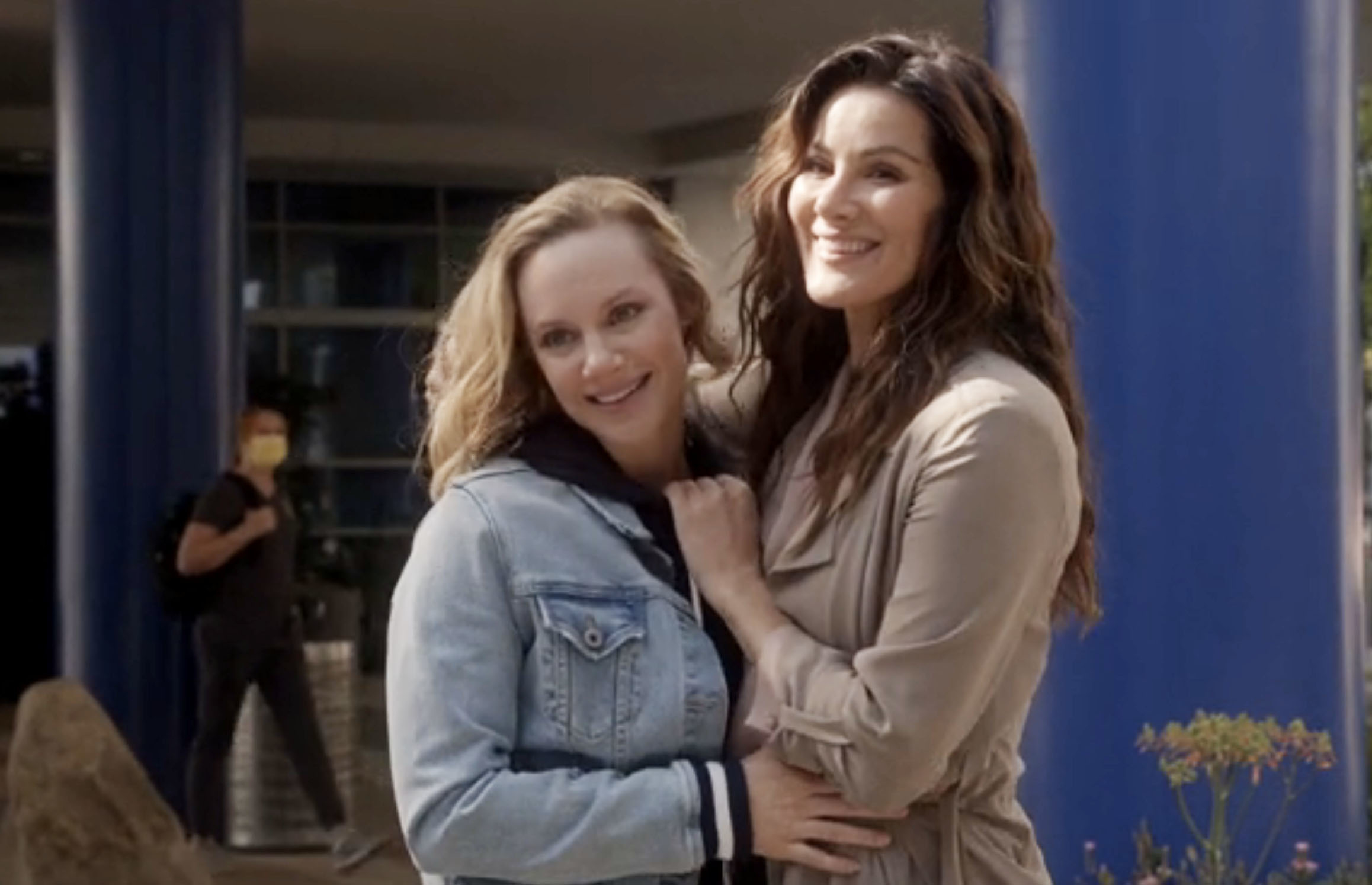 Maya and Carina smile in an episode of Station 19