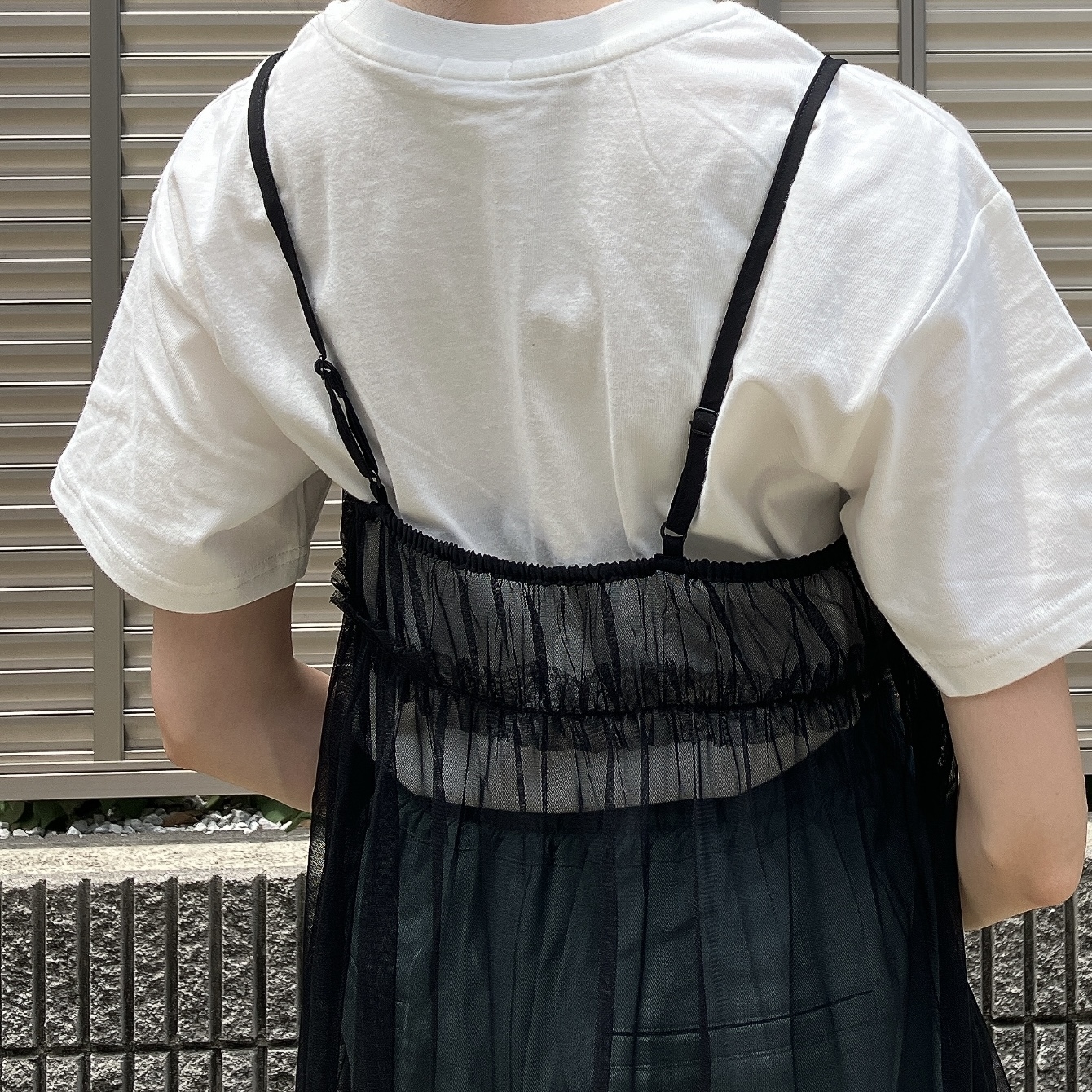 Honeys(ハニーズ)のおすすめトップス「Tシャツ付チュールキャミ」