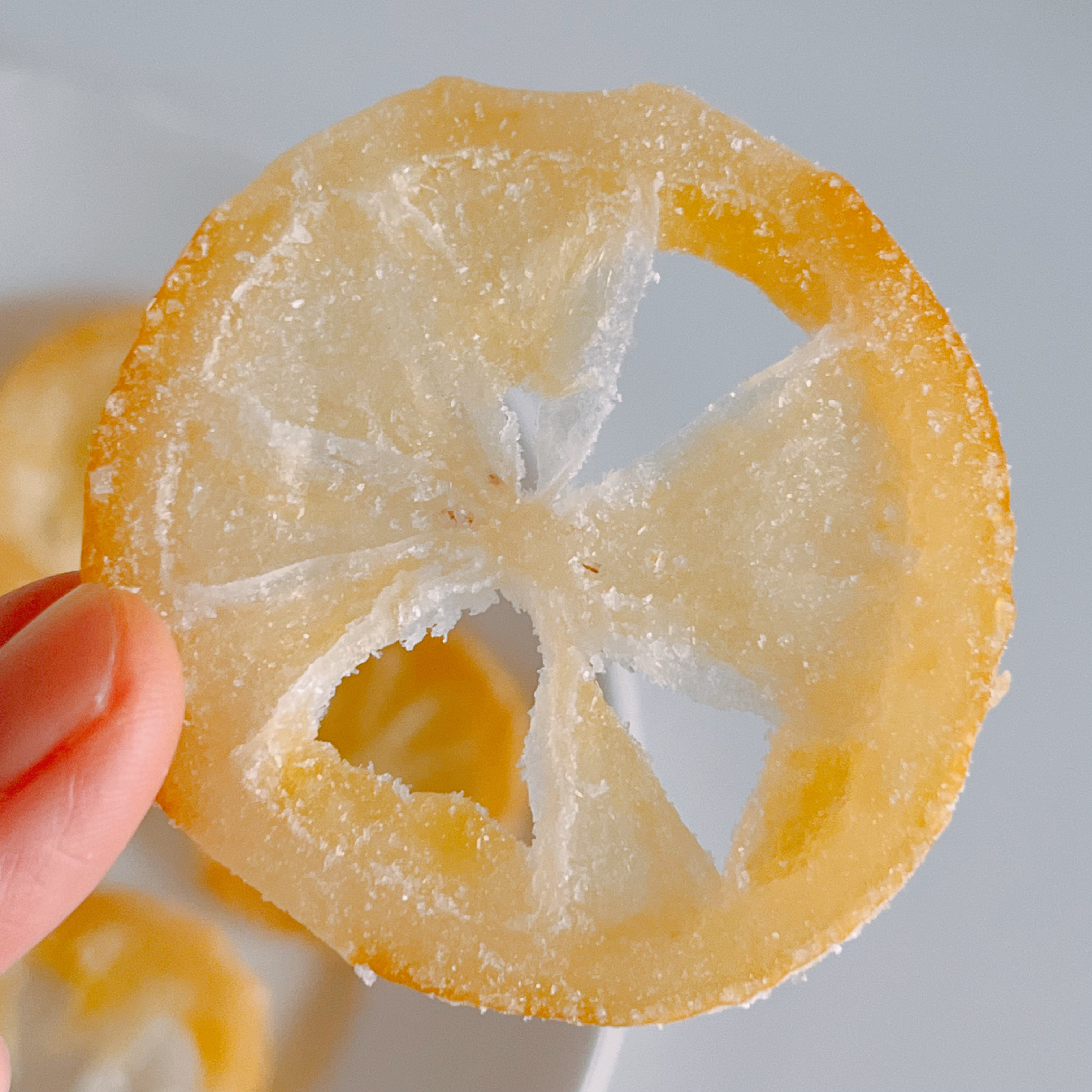 カルディのやみつきフード「やわらかドライフルーツ 輪切りレモン」