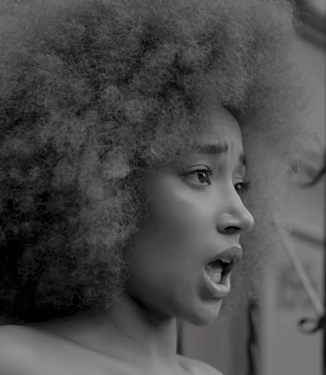 Closeup of Amandla Stenberg