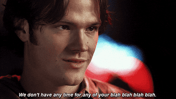 Sam Winchester in "Supernatural"