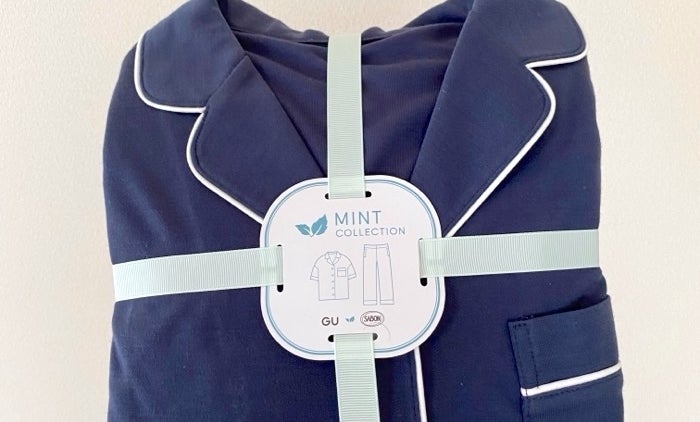 GU（ジーユー）のおすすめファッションアイテム「ミントパジャマ（半袖&amp;amp;ロングパンツ）Sabon」