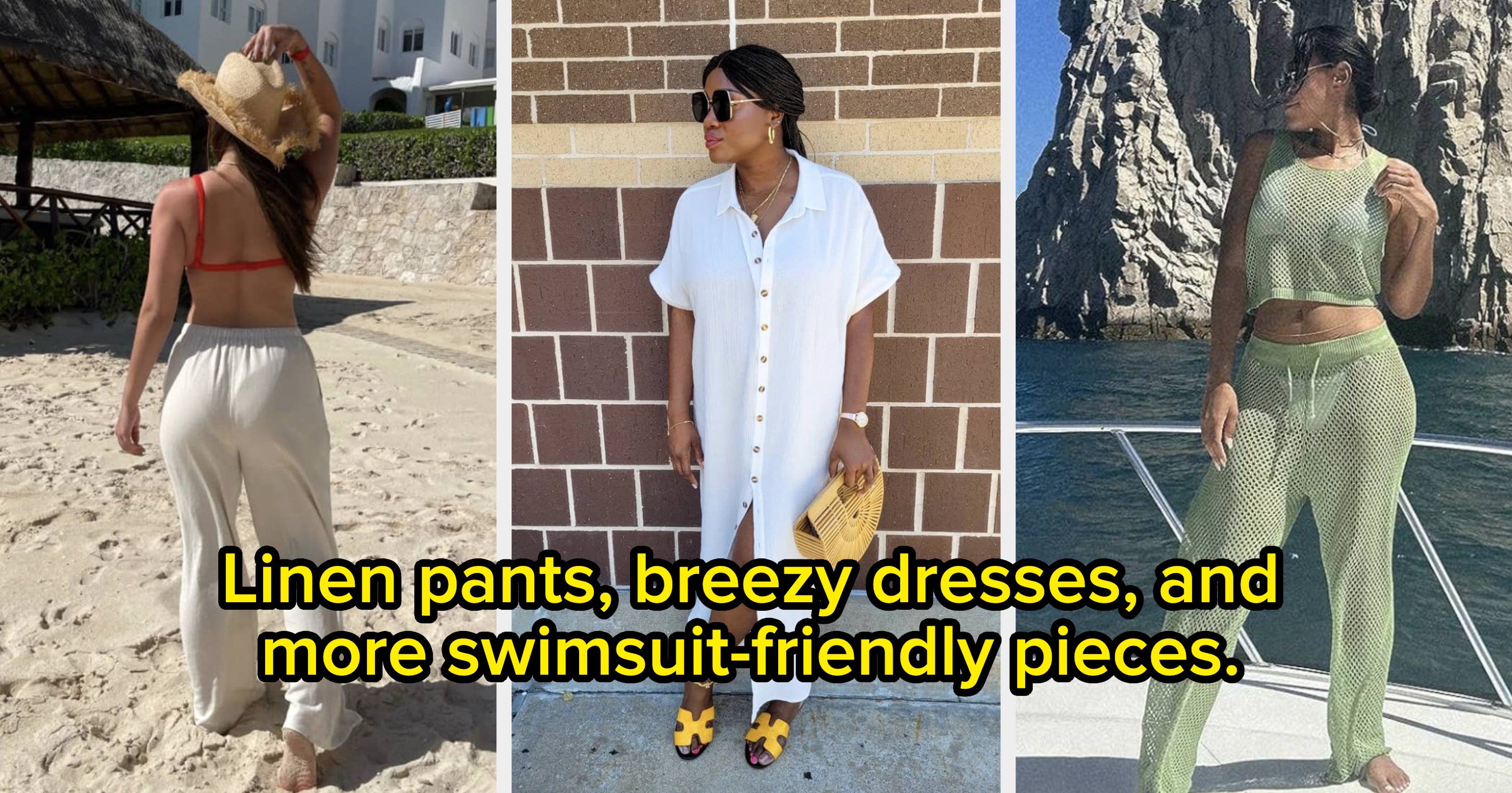 Just 28 Gorgeous Things To Wear With A Swimsuit