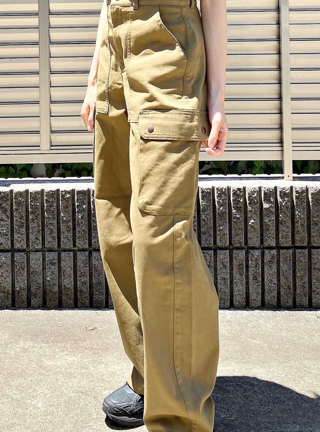 GU（ジーユー）のおすすめボトムス「バレルレッグカーゴパンツ（丈標準71.0～75.0cm）」