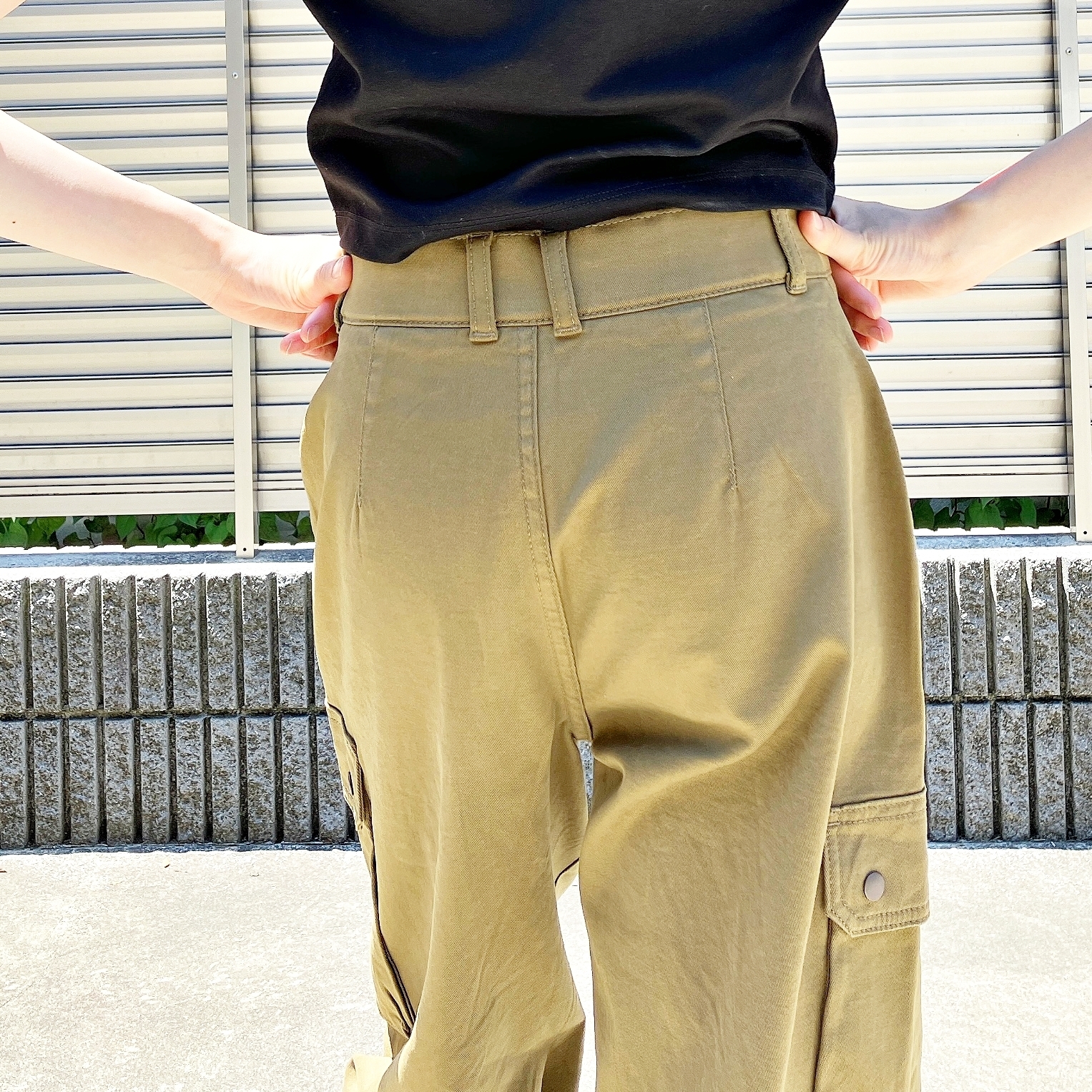 GU（ジーユー）のおすすめボトムス「バレルレッグカーゴパンツ（丈標準71.0～75.0cm）」