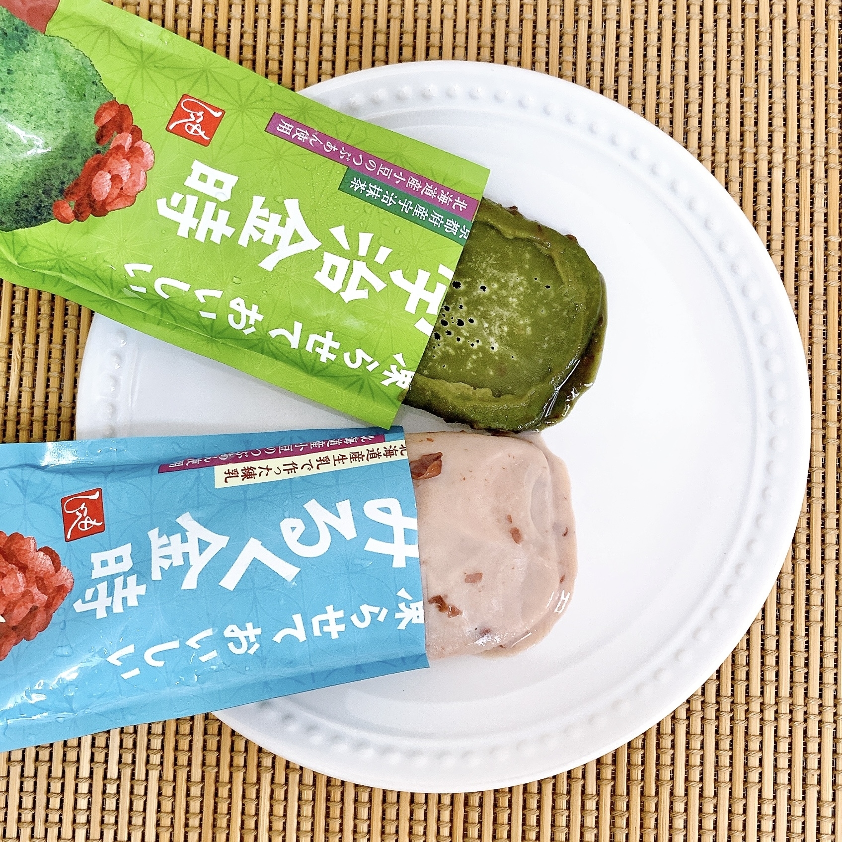 KALDI（カルディ）のおすすめのアイス「凍らせておいしい 宇治金時」「凍らせておいしい みるく金時」