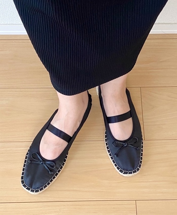 ZARA（ザラ）のおすすめファッションアイテム「リボン トップステッチ エスパドリーユ」