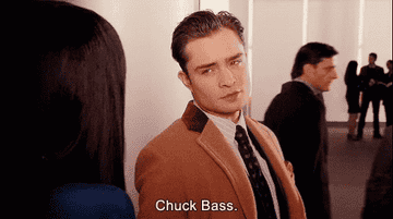 Chuck Bass in "Gossip Girl"