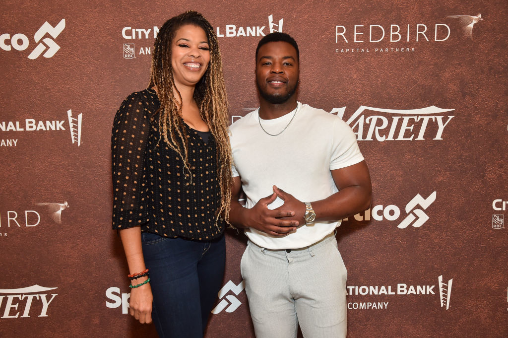 Nkechi Okoro Carroll and Daniel Ezra attend Variety and Sportico's Sports and Entertainment Summit
