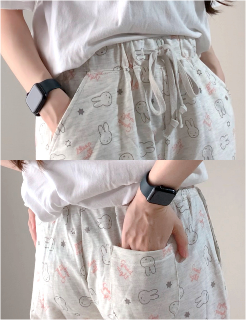 しまむらのオススメのパンツ「ミッフィーTCホシハーフP24」