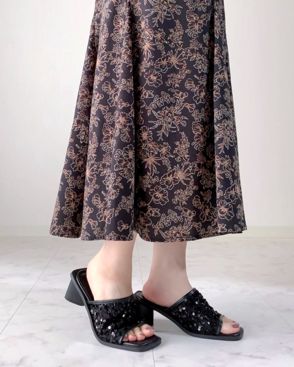 しまむらのオススメのサンダル「TT＊TYスパンコールMU」