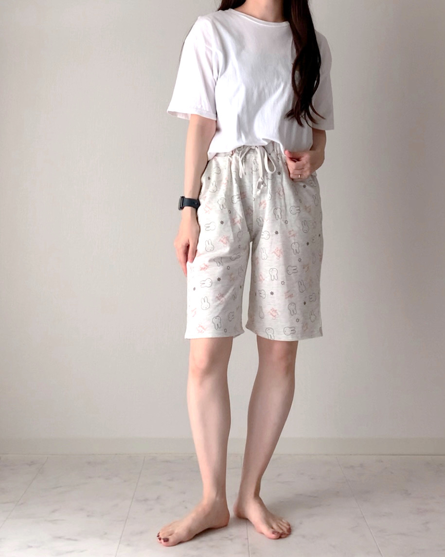 しまむらのオススメのパンツ「ミッフィーTCホシハーフP24」