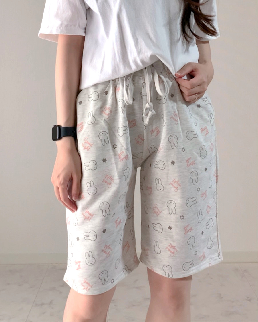 しまむらのオススメのパンツ「ミッフィーTCホシハーフP24」