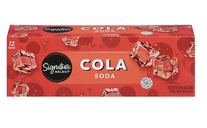 12-pack of Signature SELECT Cola Soda