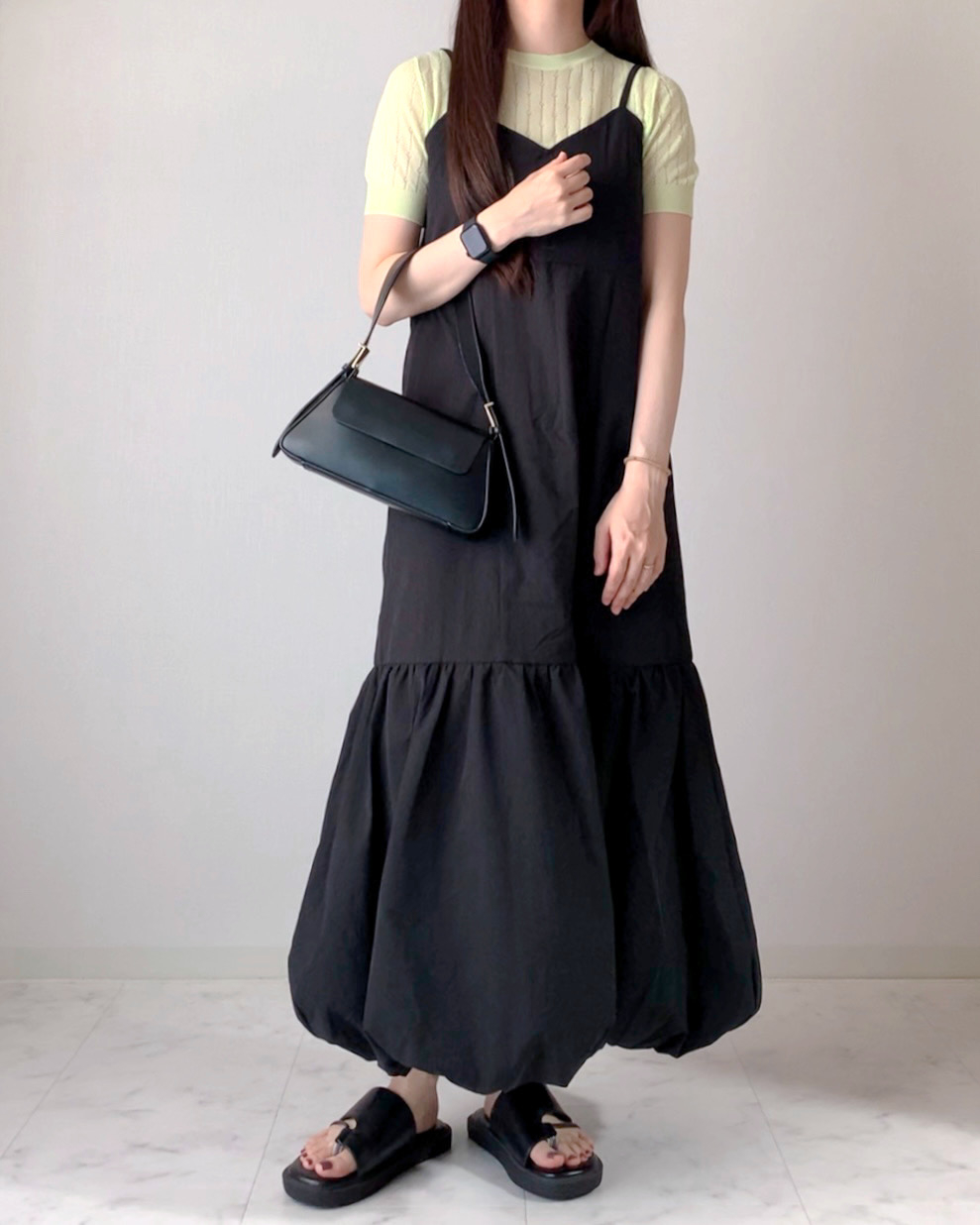 ZARAのオススメのトップス「オープンワーク ファインニット トップス」のコーディネート