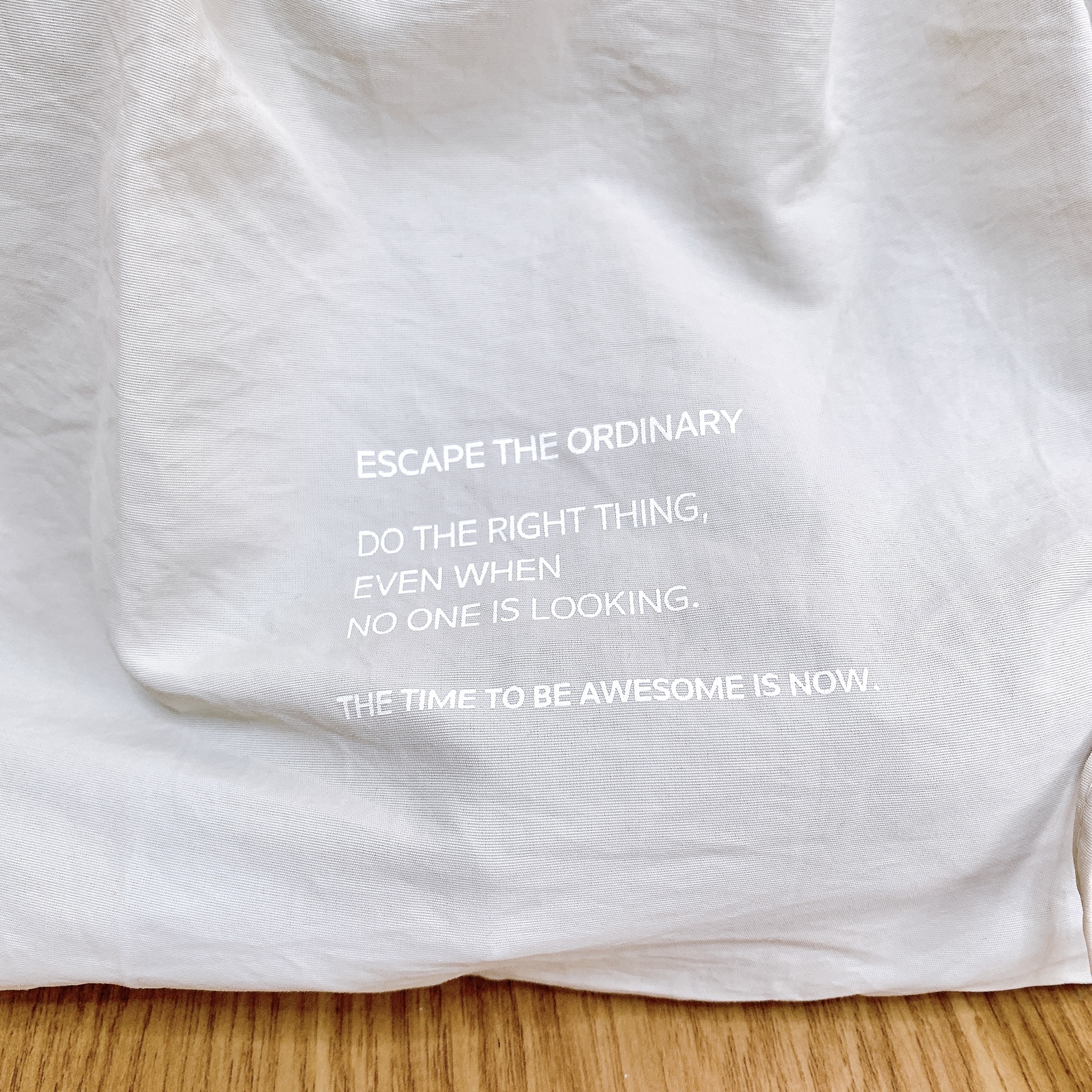 3COINS（スリーコインズ）のおすすめの便利グッズ「《撥水加工》ロゴプリントバッグカバー／Rainy Day Style」