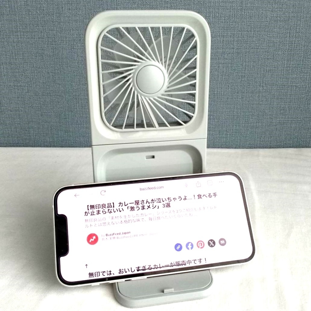 3COINS(スリーコインズ)のおすすめグッズ「4WAYハンディファン」