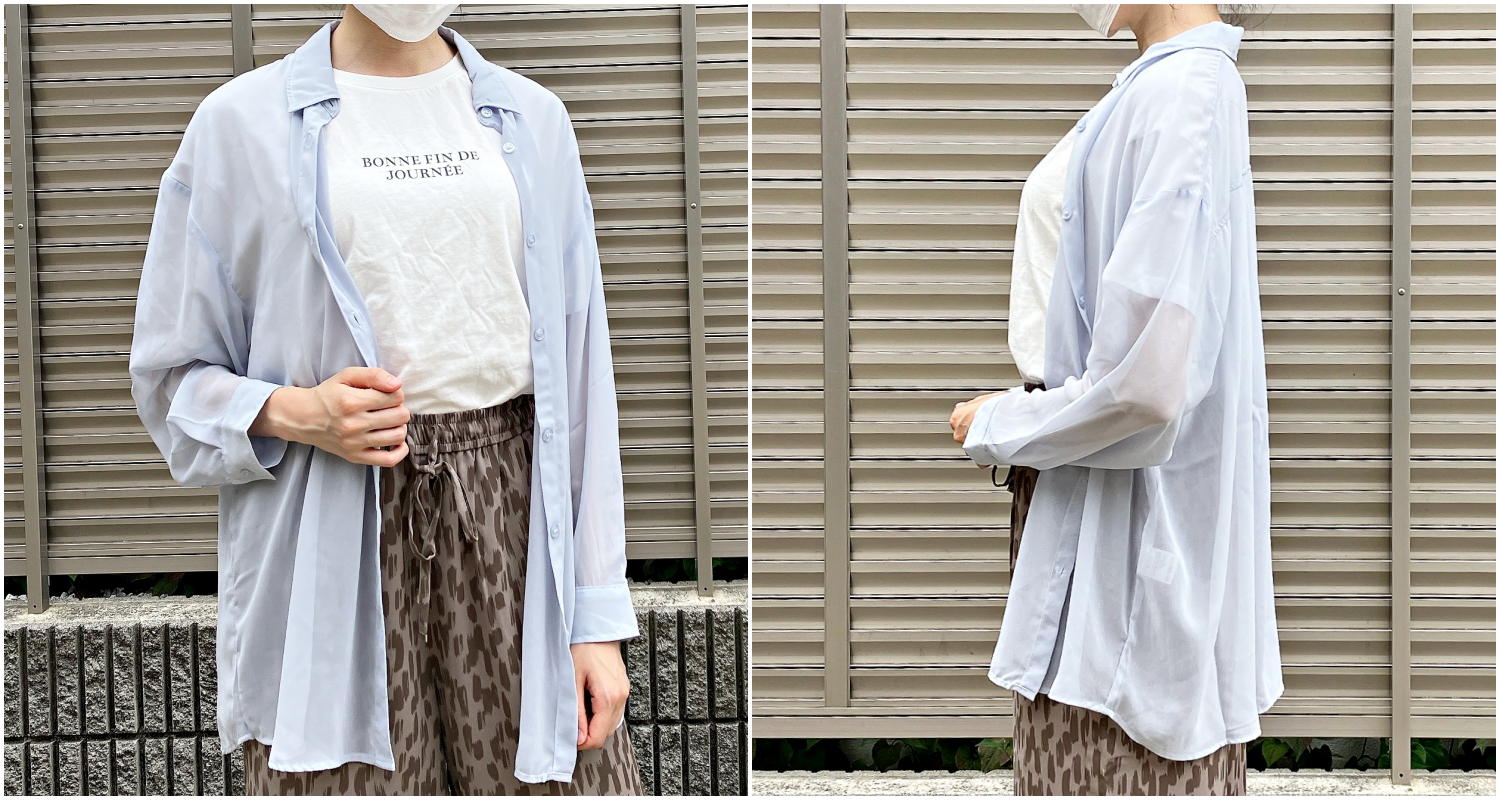 Honeys（ハニーズ）のおすすめトップス「Tシャツ付シアーシャツ」