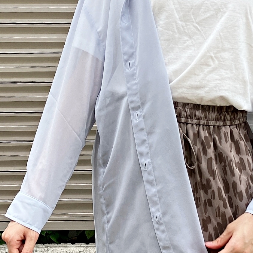 Honeys（ハニーズ）のおすすめトップス「Tシャツ付シアーシャツ」