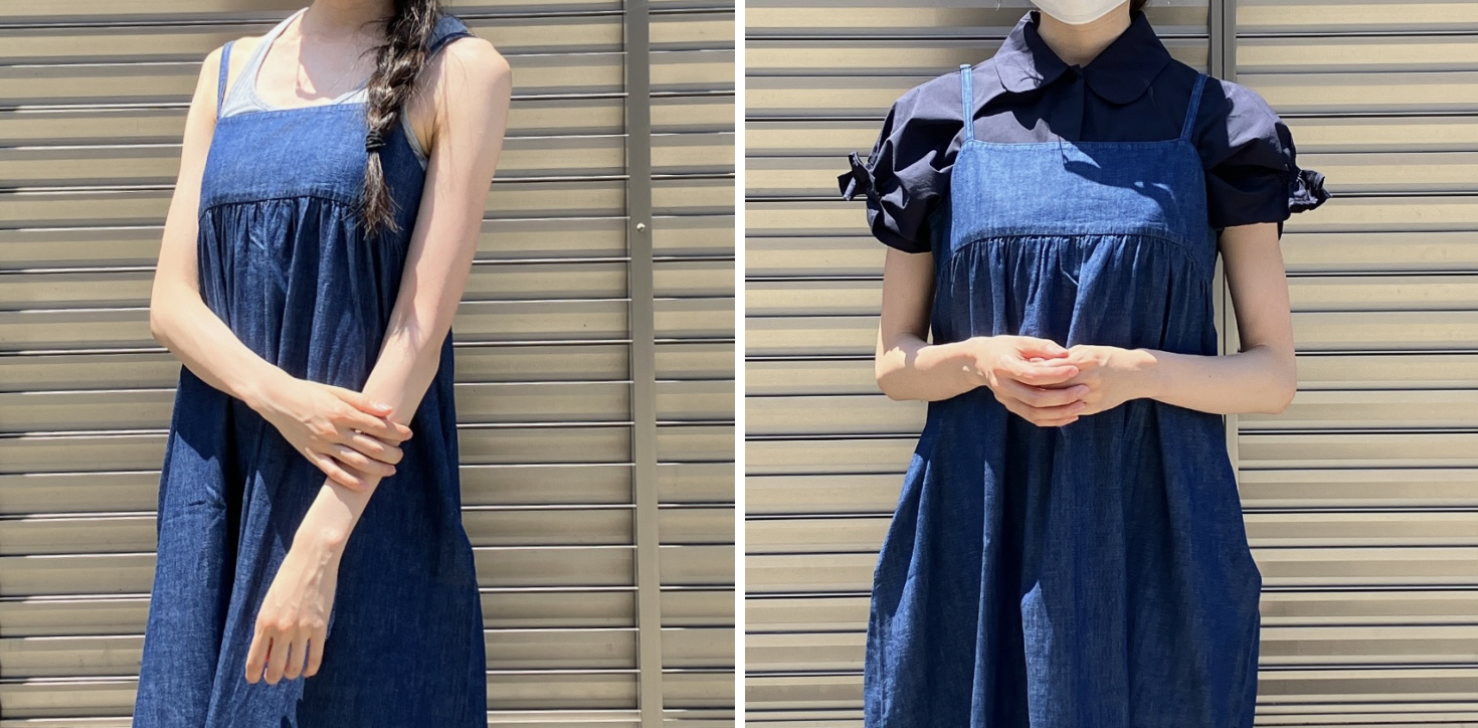 Honeys（ハニーズ）のおすすめワンピース「デニムキャミワンピース」