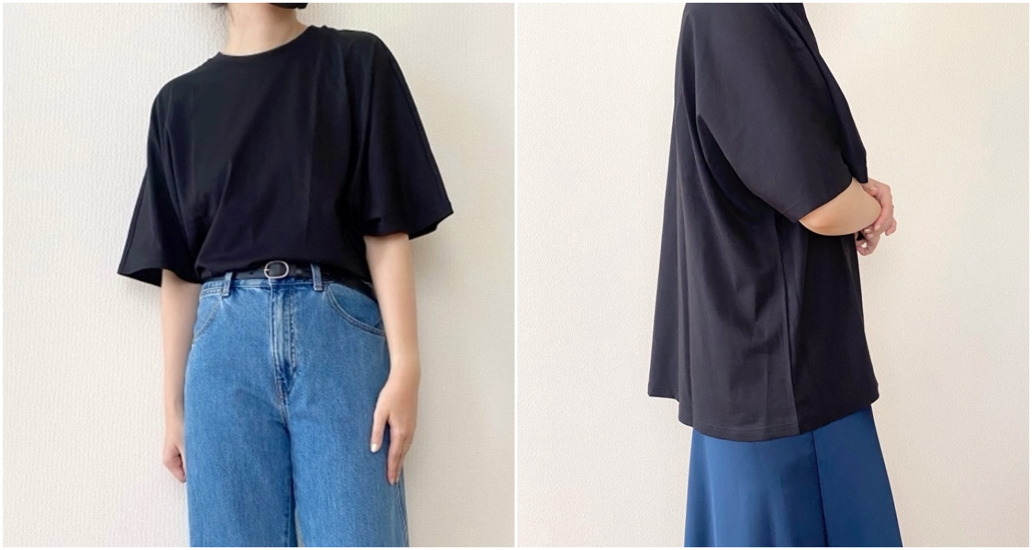 UNIQLO（ユニクロ）のおすすめファッションアイテム「コットンリラックスT（5分袖）」