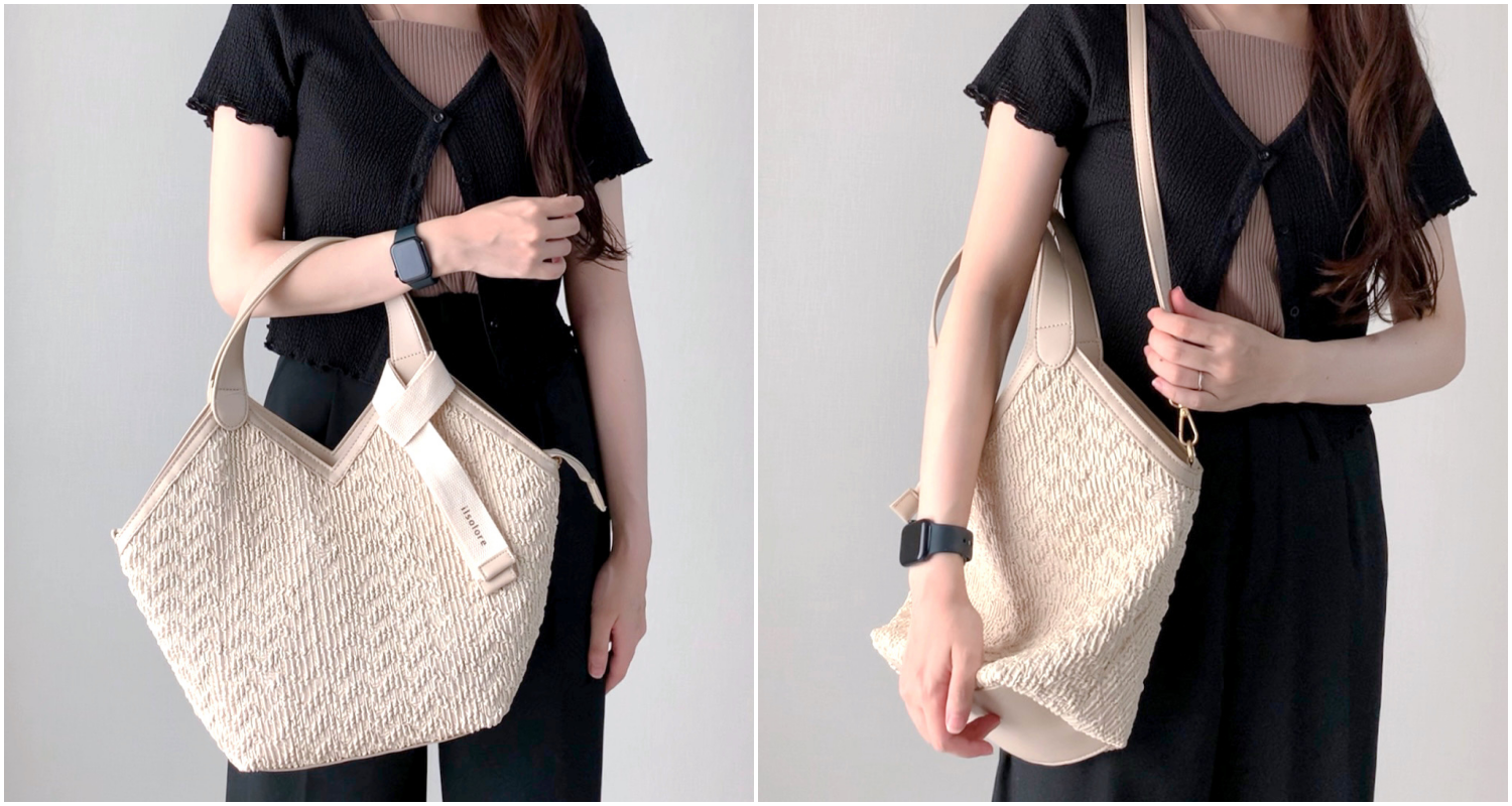 しまむらのおすすめファッションアイテム「YOエンボス2WAY」