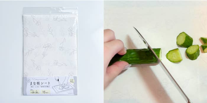 CanDo(キャンドゥ)のおすすめ便利グッズ「まな板汚れ防止シート」