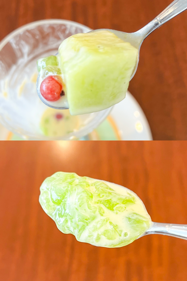 ロイヤルホストのおすすめスイーツ「焦がしメロンのブリュレパフェ」