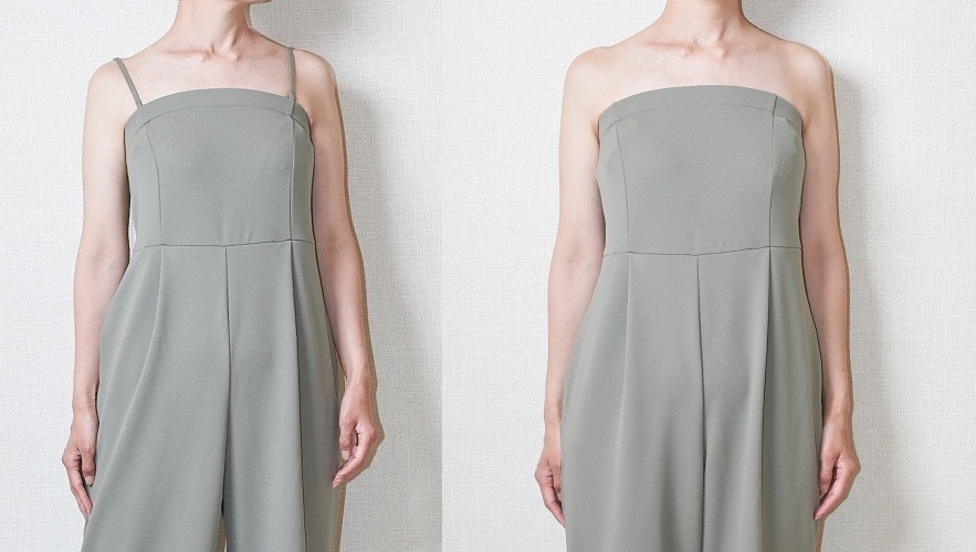 GU（ジーユー）のおすすめファッションアイテム「カットソーベアキャミソールサロペットパンツQ」