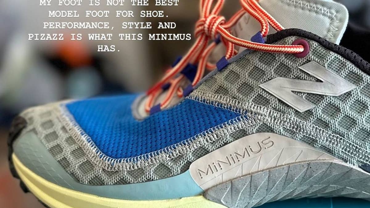 The Queens native puts his spin on the Minimus Trail shoe.