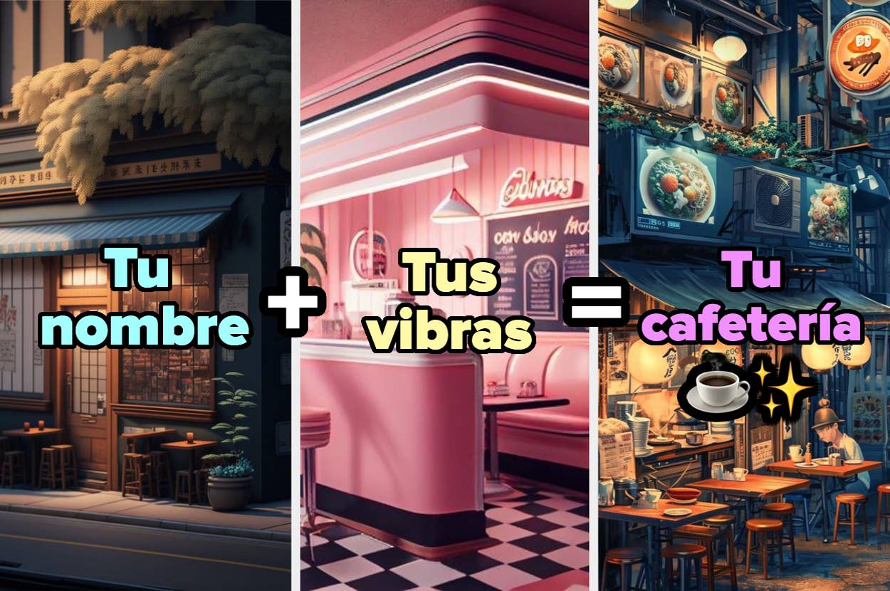 Dinos tu nombre y crearemos una cafetería cute 100% basada en tu  personalidad