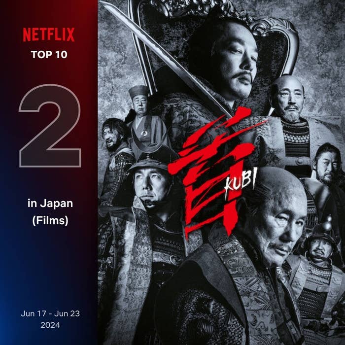 映画『首』(Netflixより)