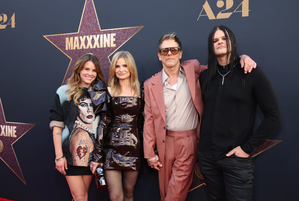Sosie Bacon, Kyra Sedgwick, Kevin Bacon, and Travis Bacon