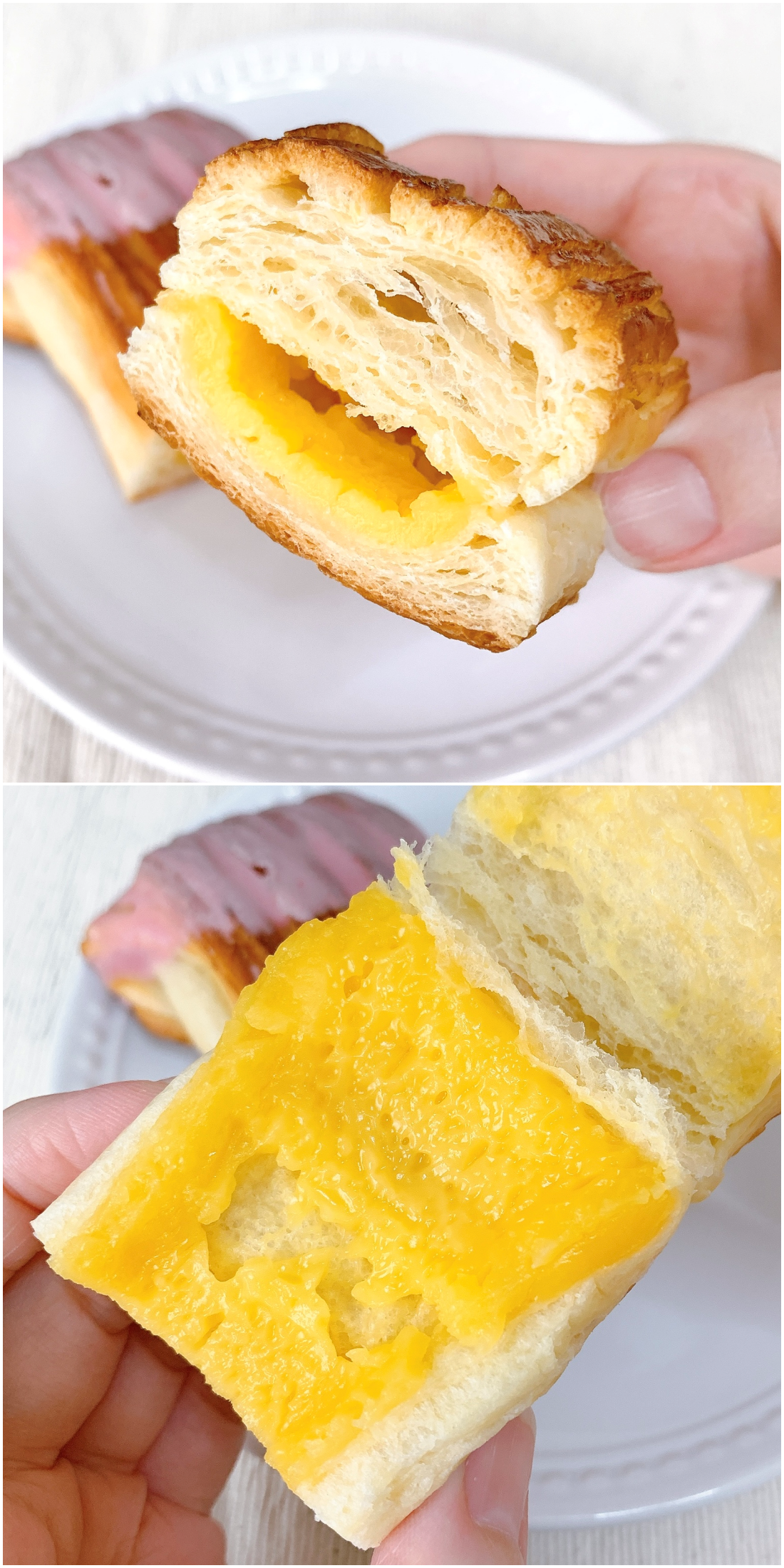 LAWSON（ローソン）のおすすめのパン「バター香るパンスイス 苺＆カスタード」