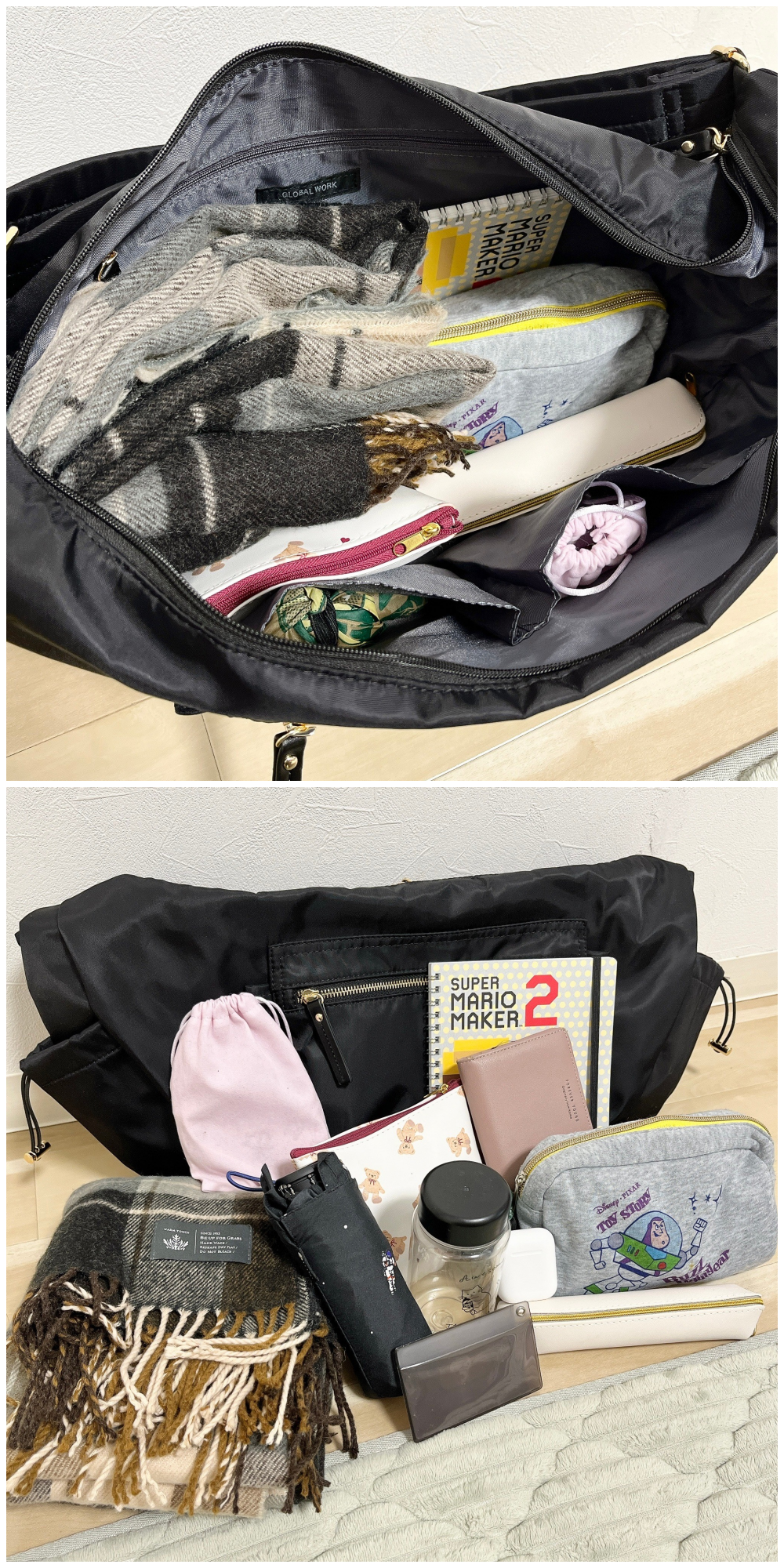 ニコアンドのおすすめバッグ「撥水軽量8ポケショルダー」