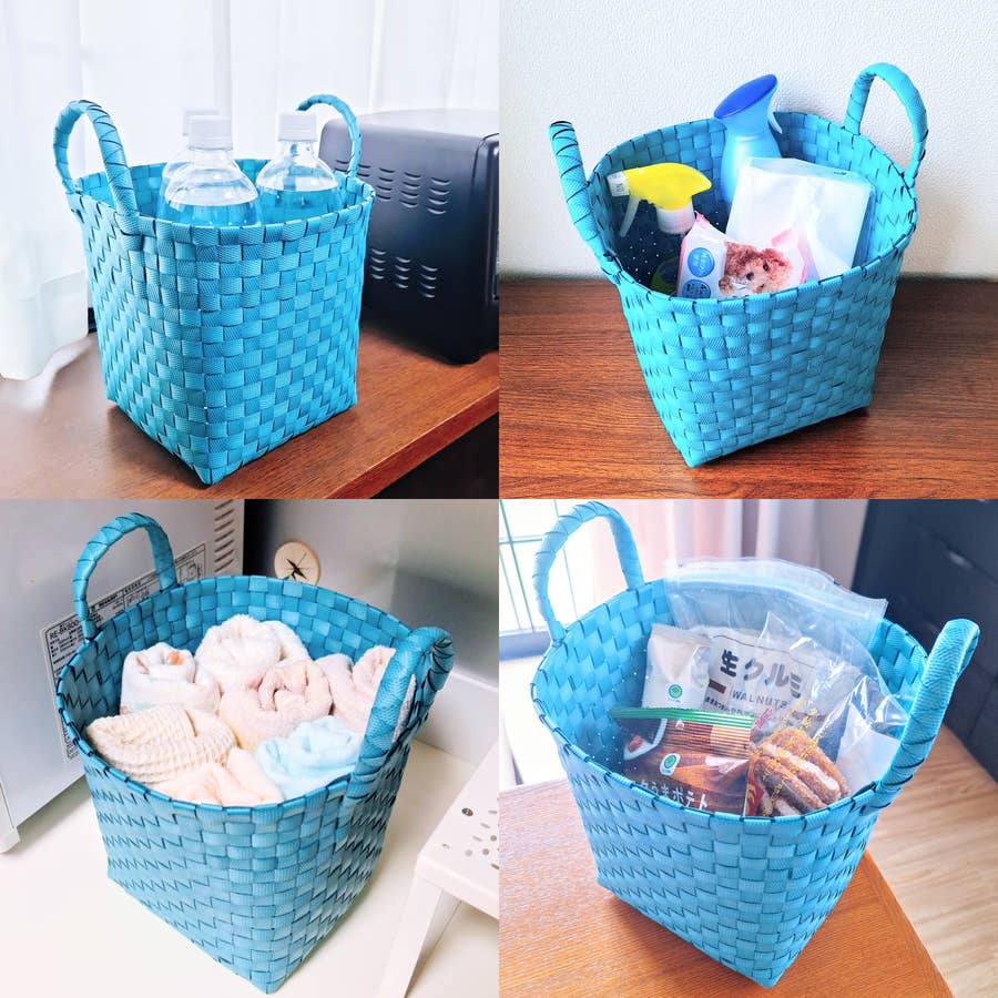無印良品の「隠れ名品バスケット」が優秀すぎて手放せない！爽やかな