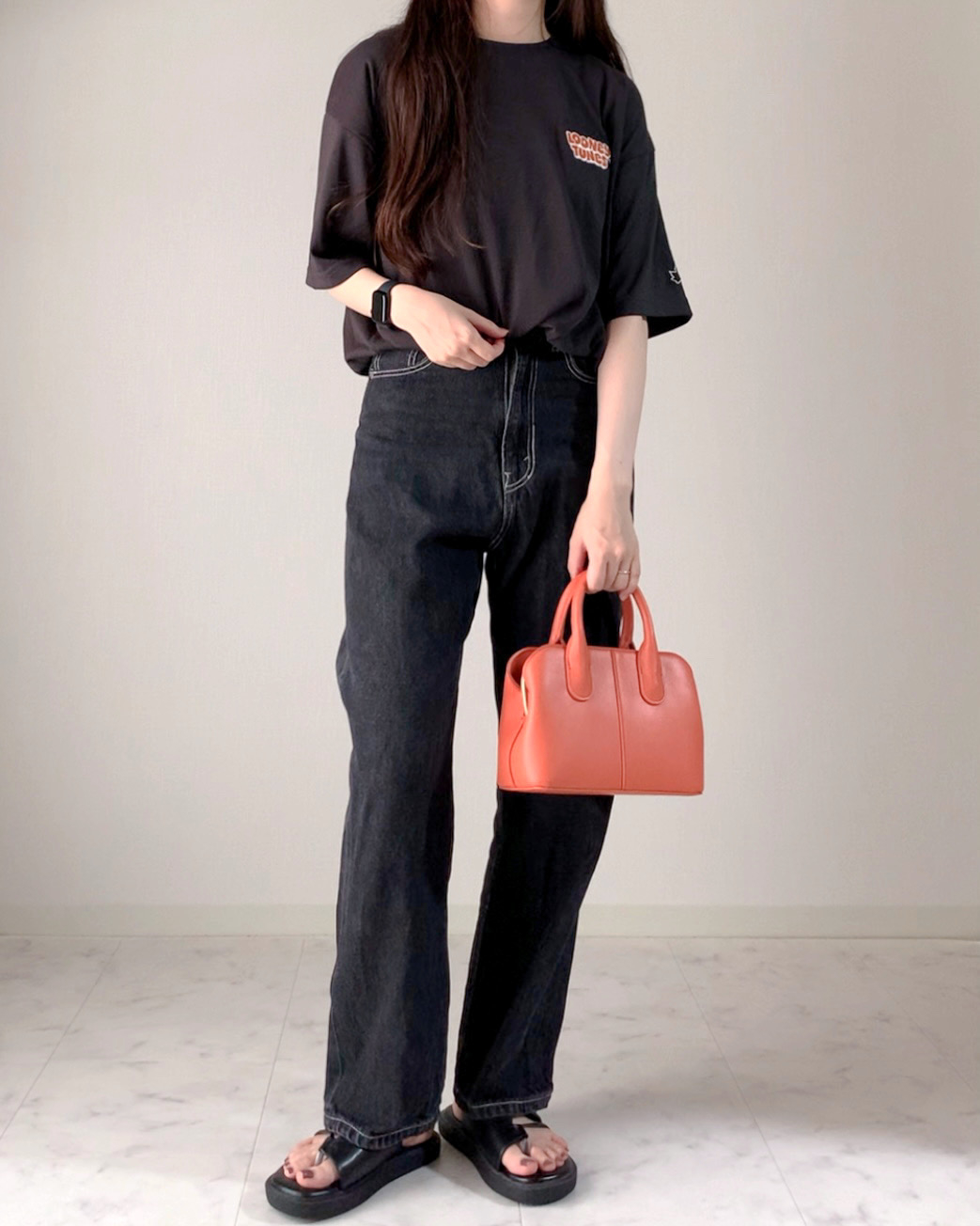 しまむらのおすすめファッションアイテム「LD*LTバック5ニンT」のコーディネート