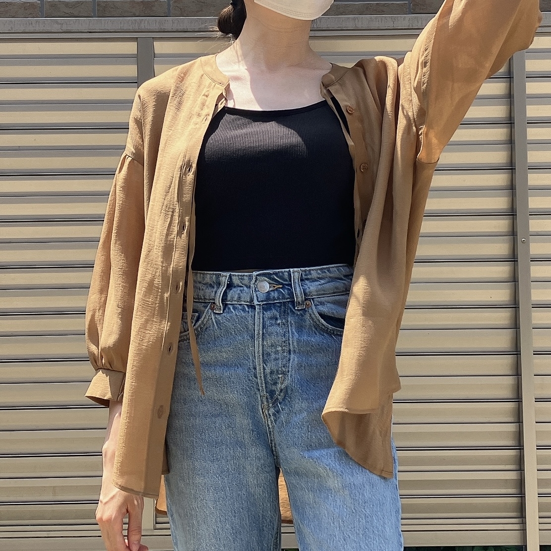 Honeys（ハニーズ）のおすすめトップス「8分袖細リボンブラウス」