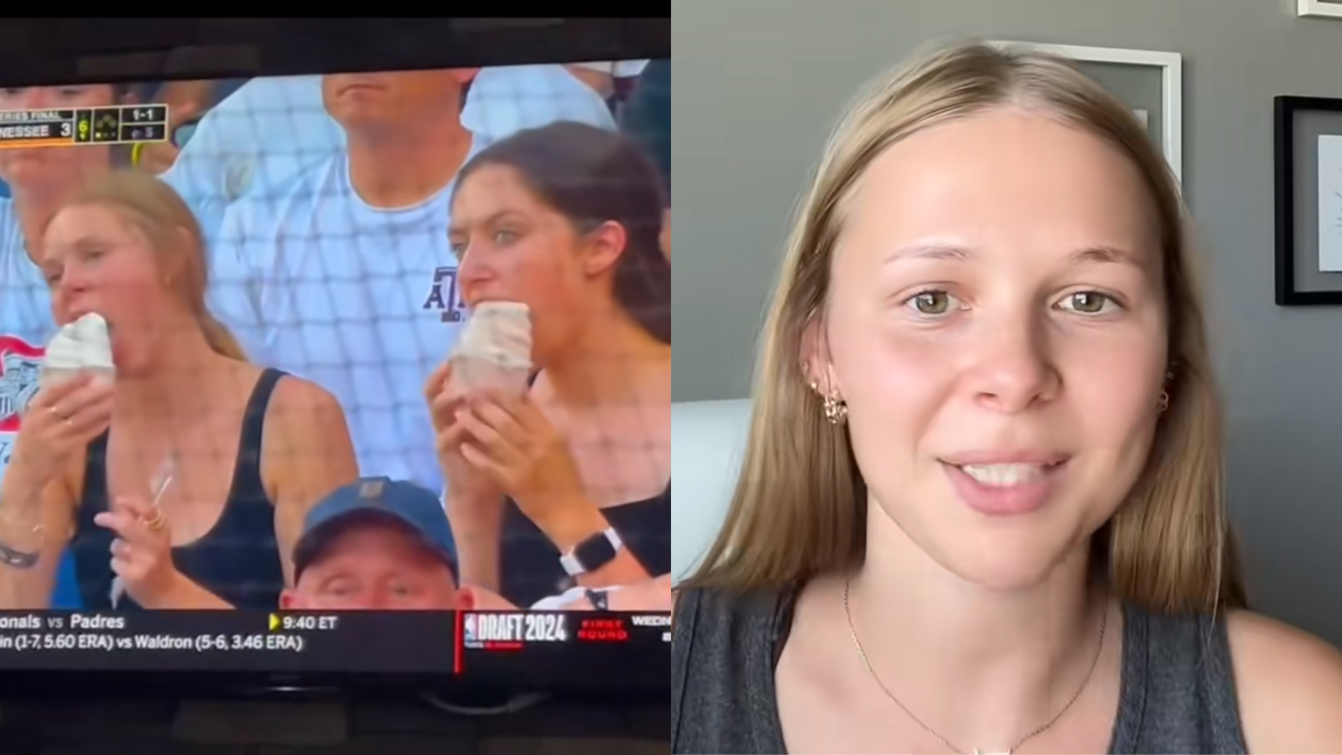 TikToker Slams ESPN for Sexualizing Her Eating Ice Cream on TV | Complex