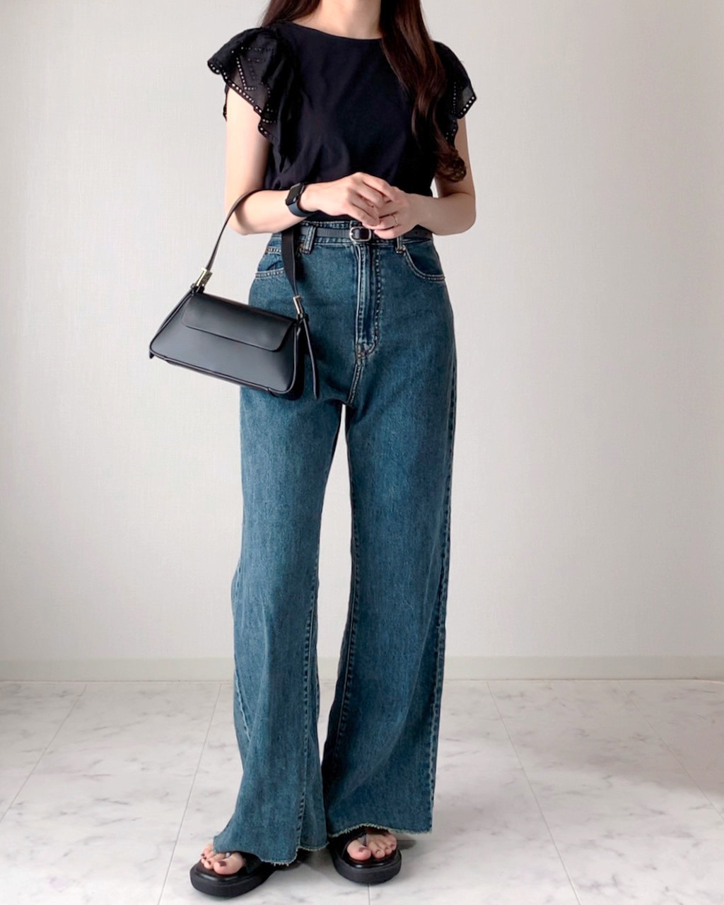 しまむらのおすすめトップス「TNKソデレースFT」