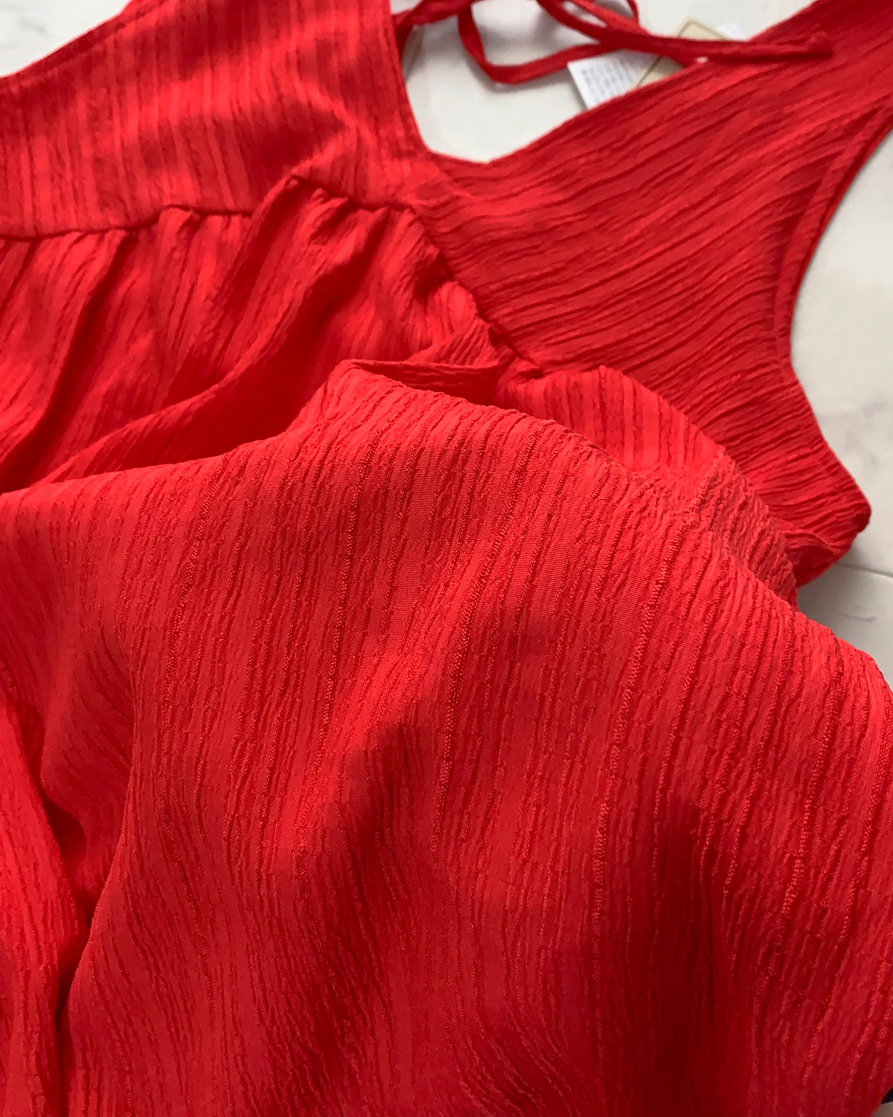 しまむらのおすすめファッションアイテム「ヨウリョウティアードOP」