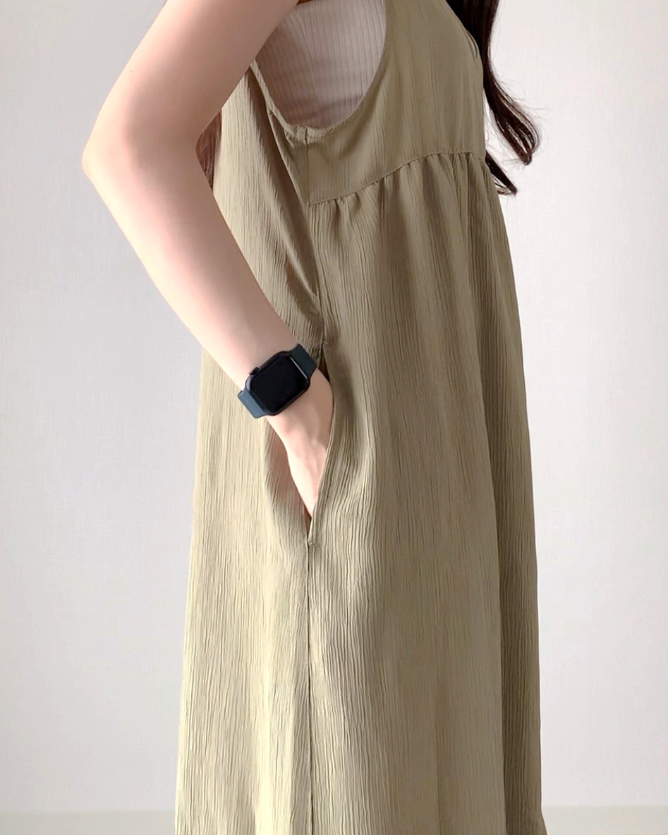 しまむらのおすすめワンピース「TNKTヨウリョウティア98」