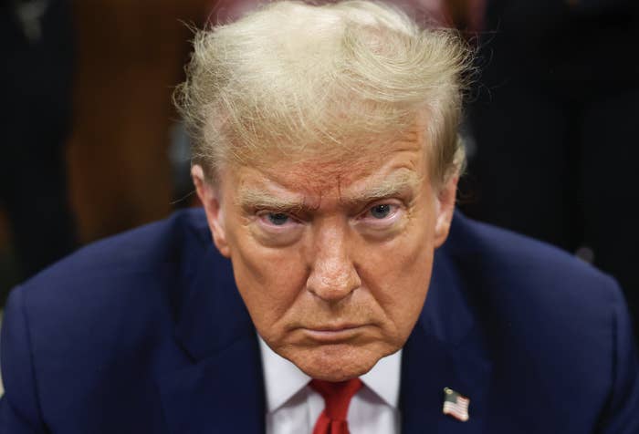 Closeup of Donald Trump