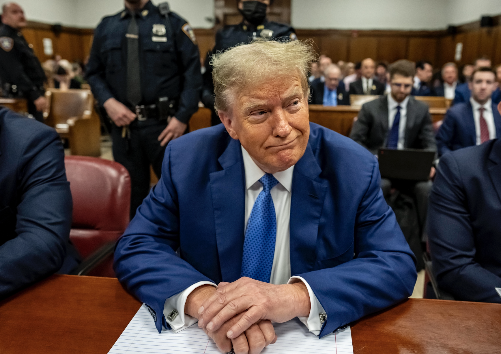 Closeup of Donald Trump