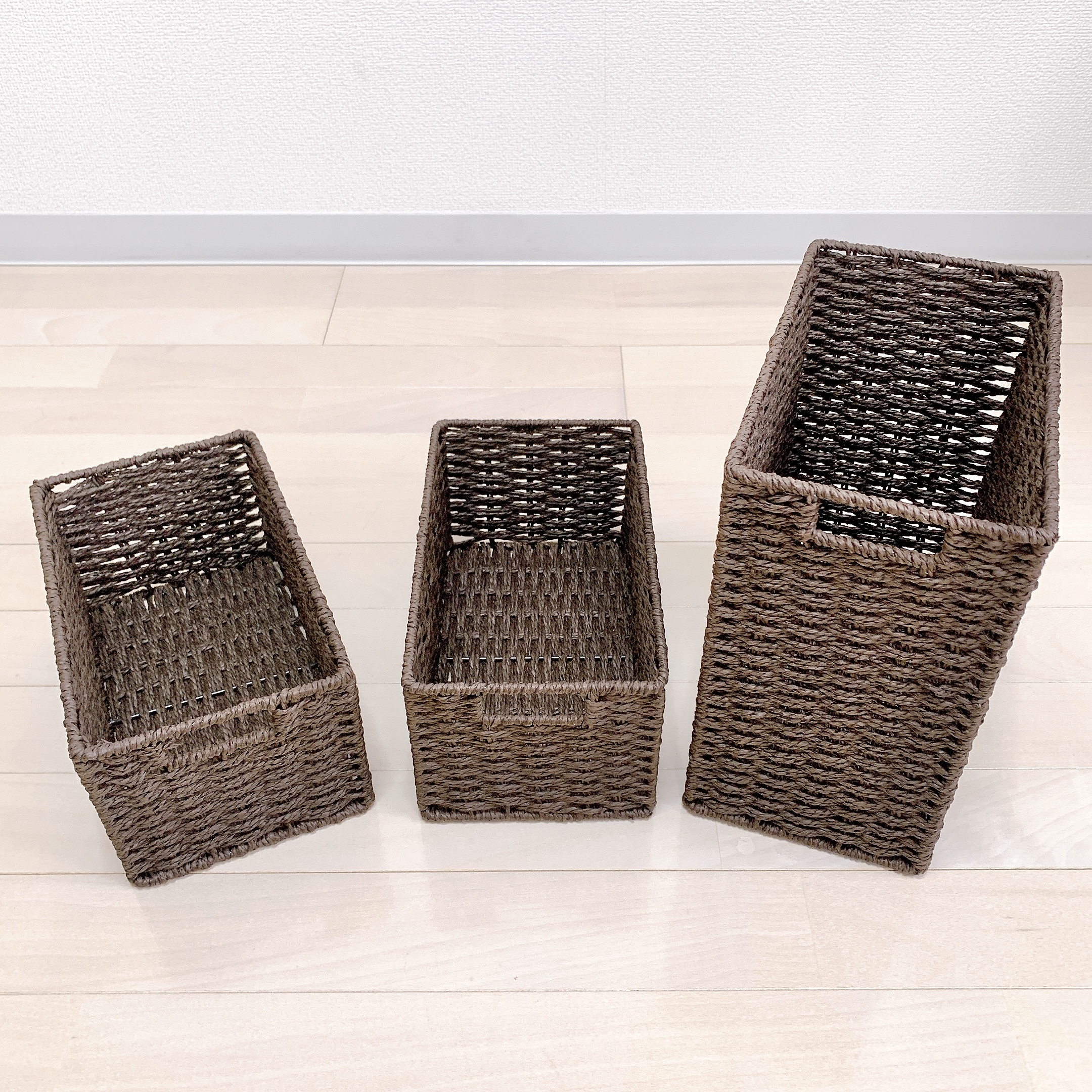 ニトリのおすすめの収納アイテム「スリムワゴン 3段 ライラ（DBR）」